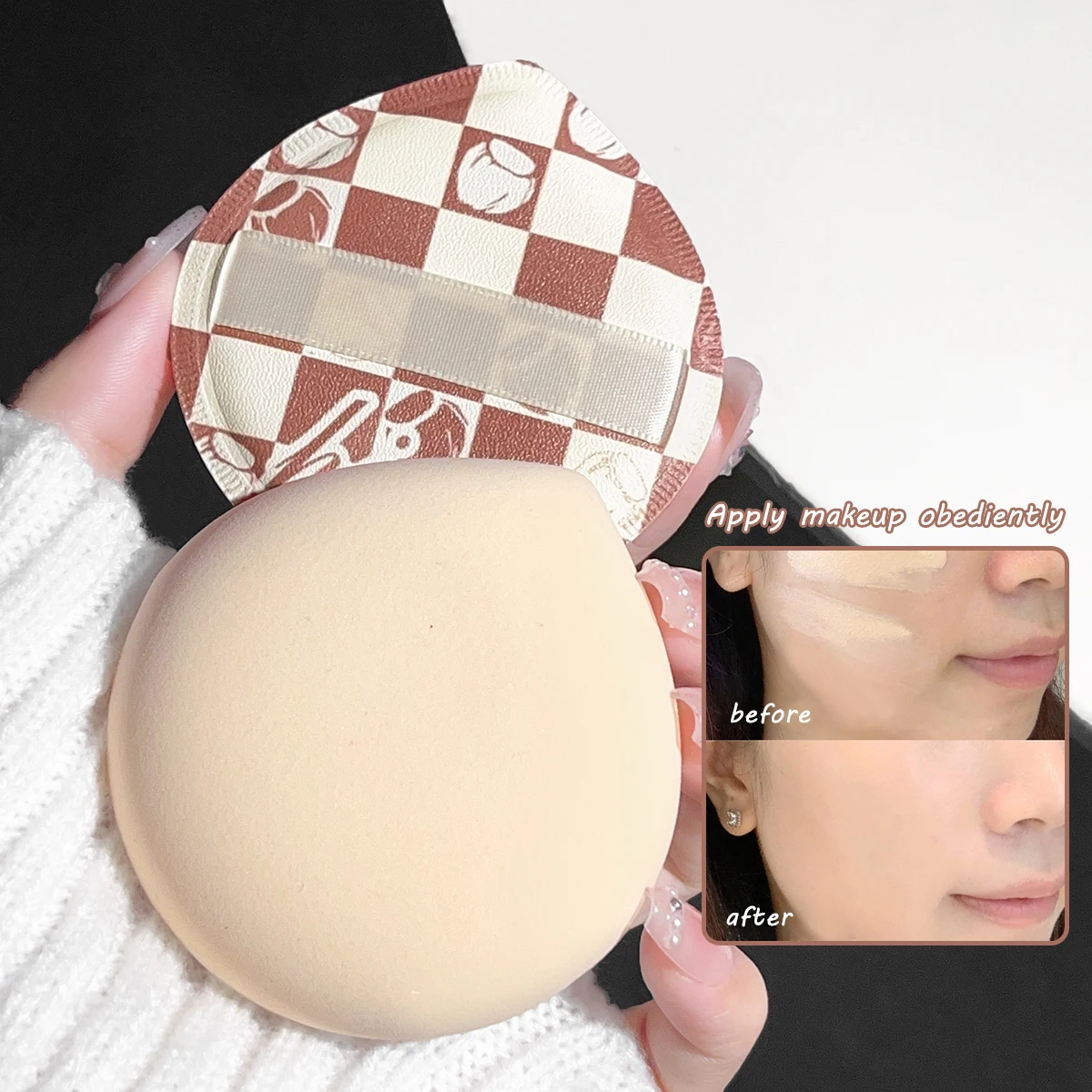 Dry and wet makeup puff sponge - Bb Cushion Korean recension och pris