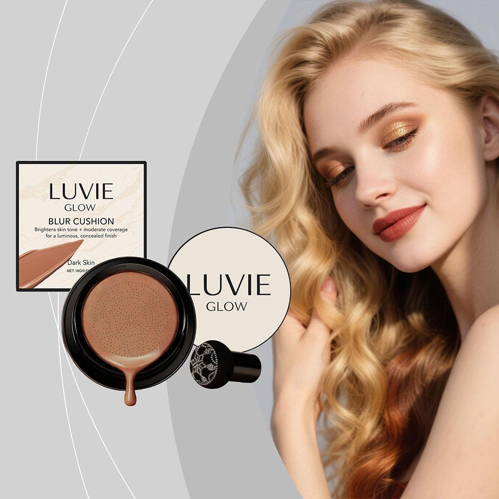 LUVIE GLOW Korean Mushroom Puf - Bb Cushion Korean recension och pris