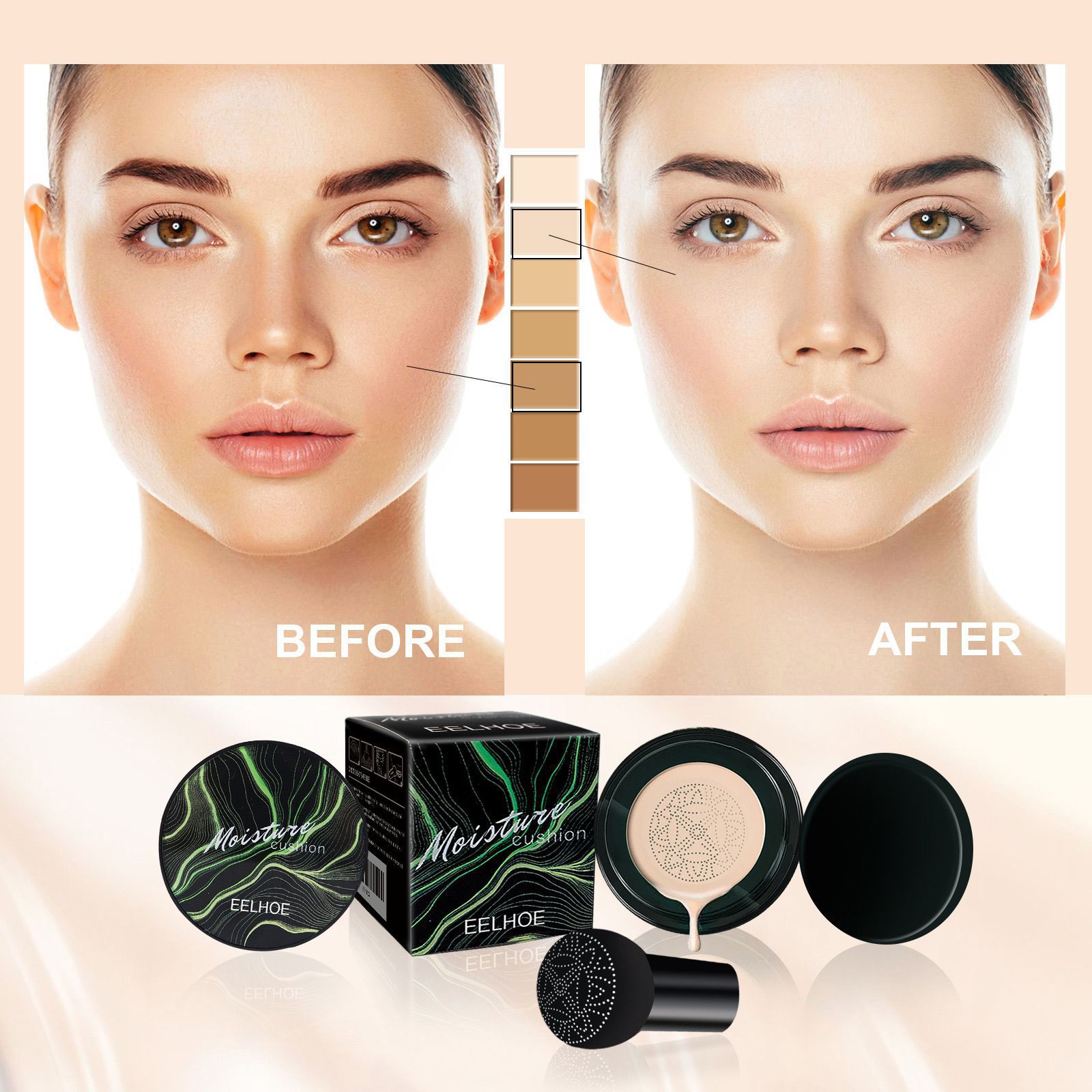 EELHOE Mushroom Head Air Cushi - Bb Cushion Korean recension och pris